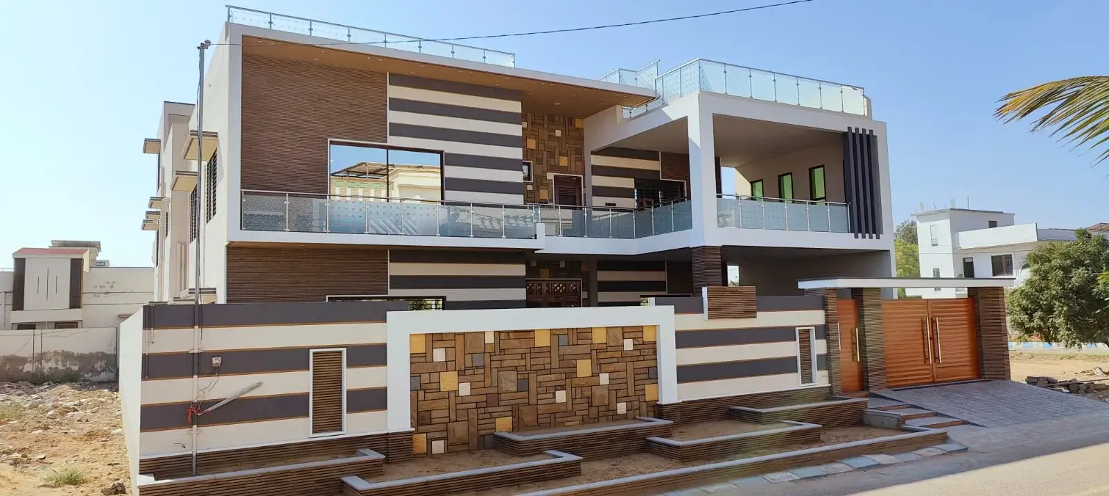 Completed residential construction project by PAK Construction Company